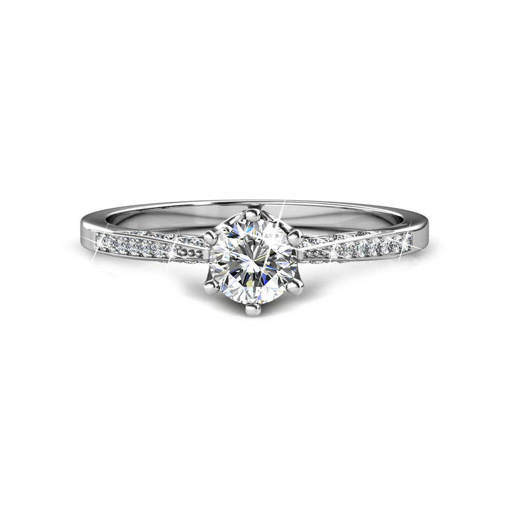 Destiny Ring - Zilver en Kristal