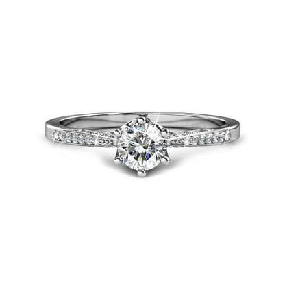 Destiny Ring - Zilver en Kristal