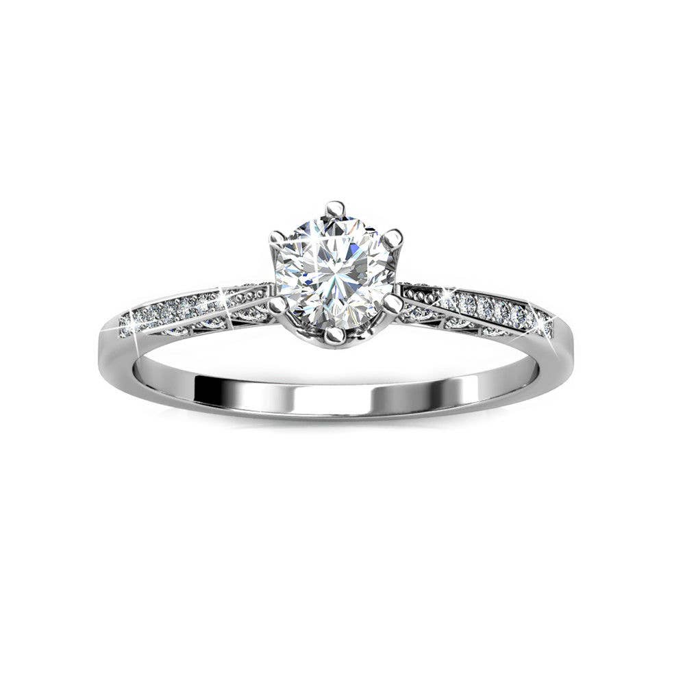Destiny Ring - Zilver en Kristal