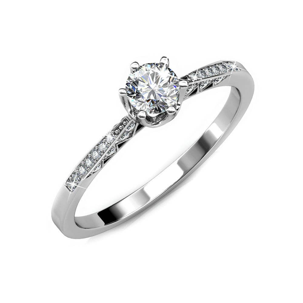 Destiny Ring - Zilver en Kristal