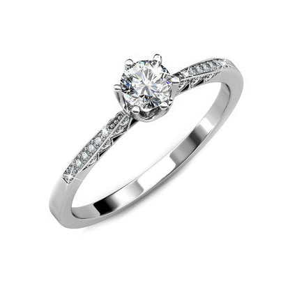 Destiny Ring - Zilver en Kristal