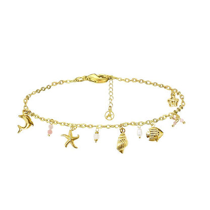 Armband met mariene bedels