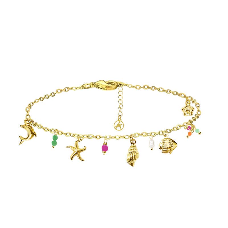 Armband met mariene bedels